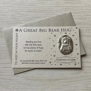 Pocket Charm Card: Great Big Bear Hug