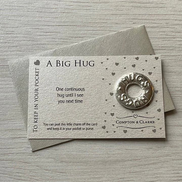 A Big Hug Pocket Charm Card
