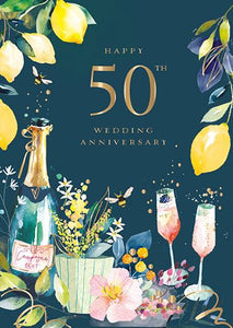 Card, Happy 50TH Wedding Anniversary