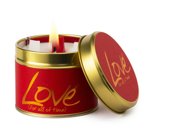 Love Scented Candle Tin