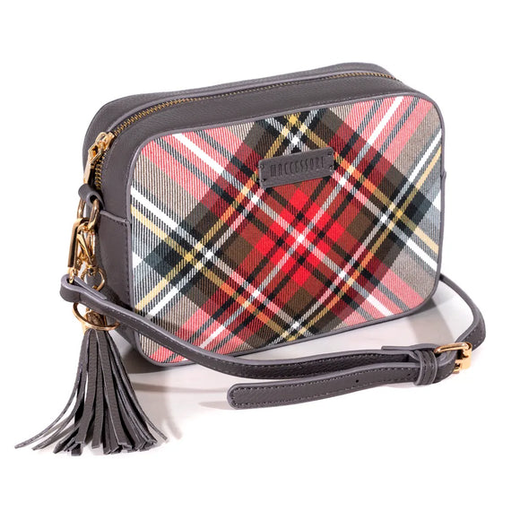 Tartan Crossbody Bag In Dress Stewart