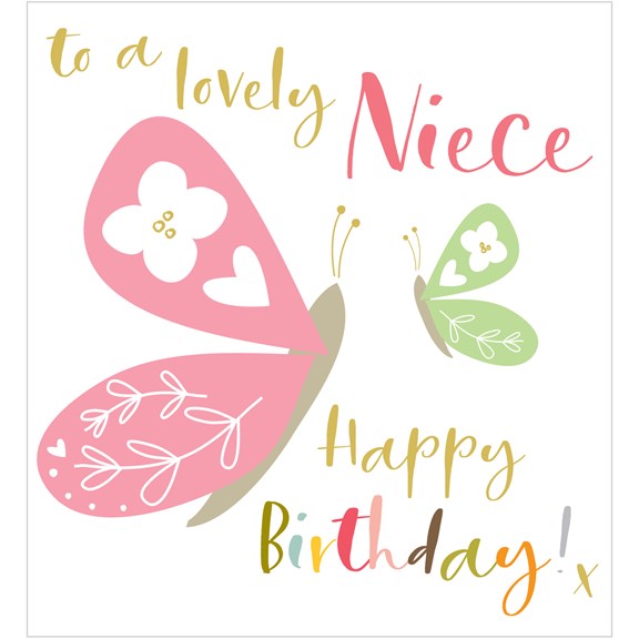 To A Lovely Niece Happy Birthday