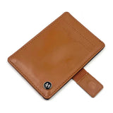 Italian Leather Card Holder, Tan