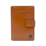 Italian Leather Card Holder, Tan
