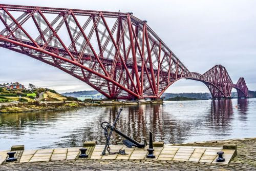 Forth Road Bridge Ceramic Tile 8 x 12