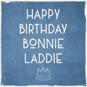 Card: Birthday Bonnie Laddie