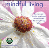 A Year of Mindful Living 2023 Mini Wall Calendar