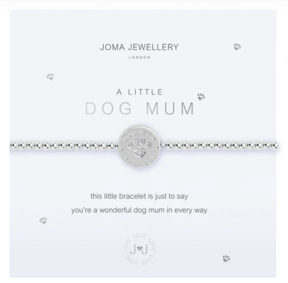 A Little Dog Mum, Silver Bracelet