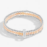 Wellness Stones ‘Happiness’ Pink Pearl Bracelet