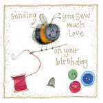 Sew Much Love Birthday Card
