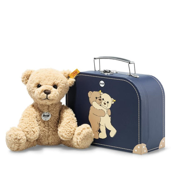Steiff Fleece Ben Teddy Bear in Suitcase