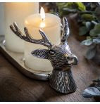 Stag Candleholder Aluminium