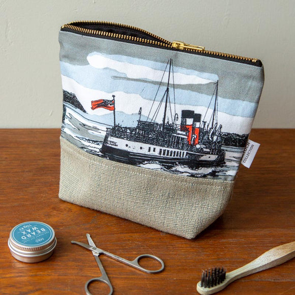 The Bulloch Collection Waverley Wash Bag Pale Grey