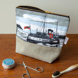 The Bulloch Collection Waverley Wash Bag Pale Grey