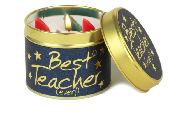 Best Teacher Ever Candle Tin