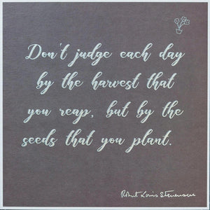 Don't Judge Each Day...