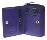 Ladies Wallet Purse, Solid Purple