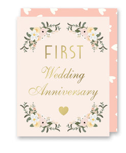 First Wedding Anniversary