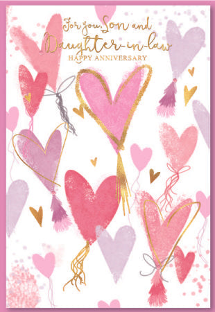Son & Daughter-in-Law Anniversary Card
