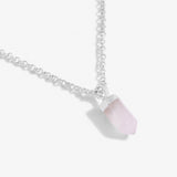 Crystal Affirmation, A Little Love, Rose Quartz Necklace