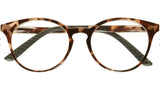 Malden Taupe Reading Glasses 1.5