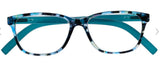 Matera Blue Reading Glasses 2.5