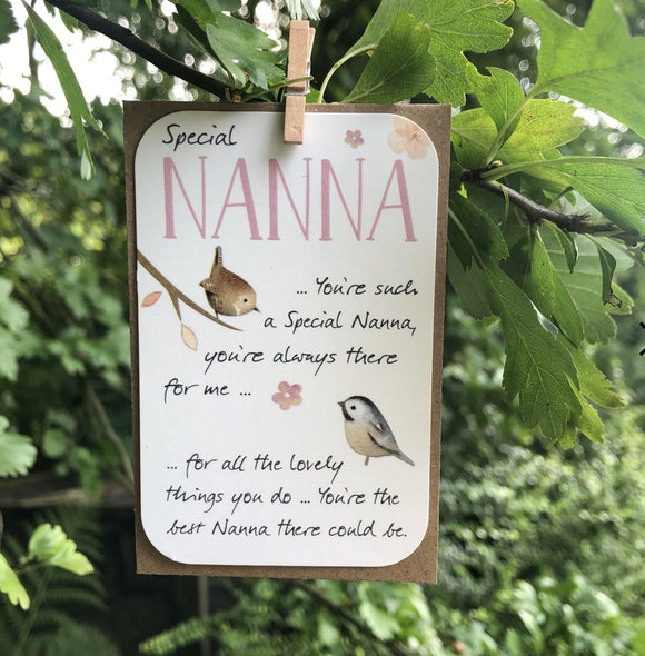 Keepsake Card, Special Nanna