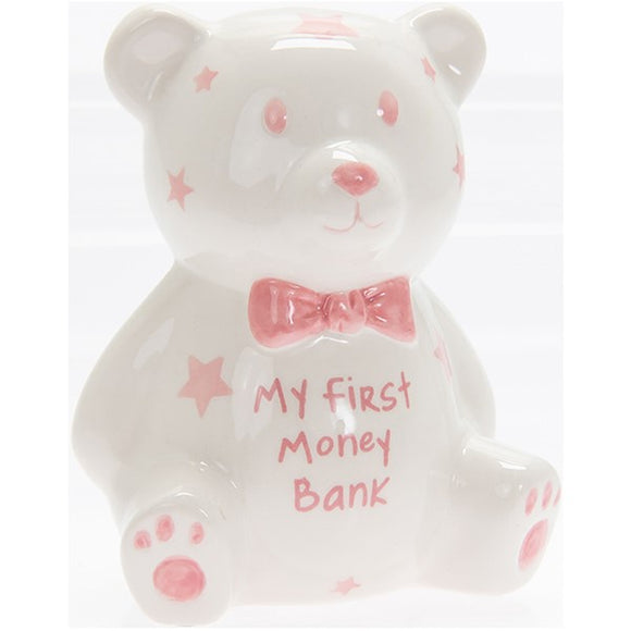 First Teddy Bank Pink