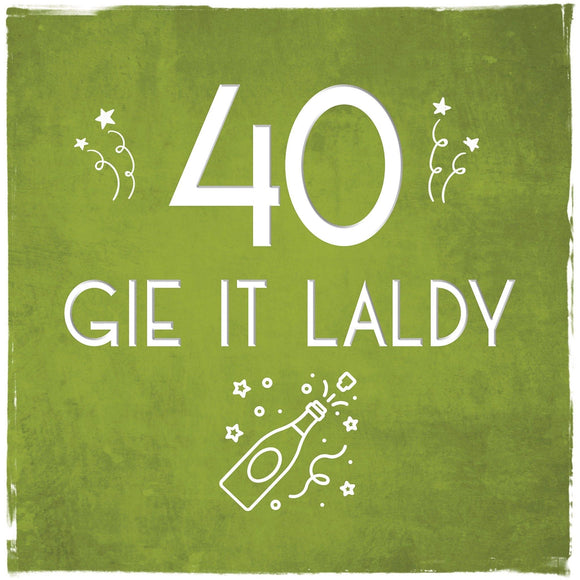 40 Gie It Laldy Card