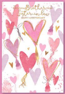 Brother & Sister-in-Law Anniversary Card