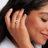 Lucia Lustre, Heart Organic Pave Ring