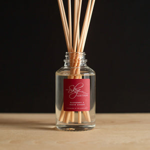Raspberry and White Ginger Reed Diffuser