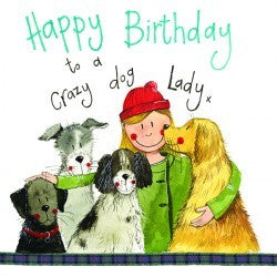 Dog Lady Birthday Card