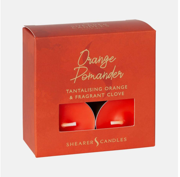 Shearer Orange Pomander Tealights
