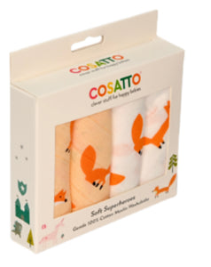 Cosatto Mr Fox Washcloths