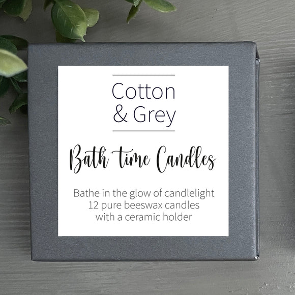 The Gift Of Time, Bath Time Candles