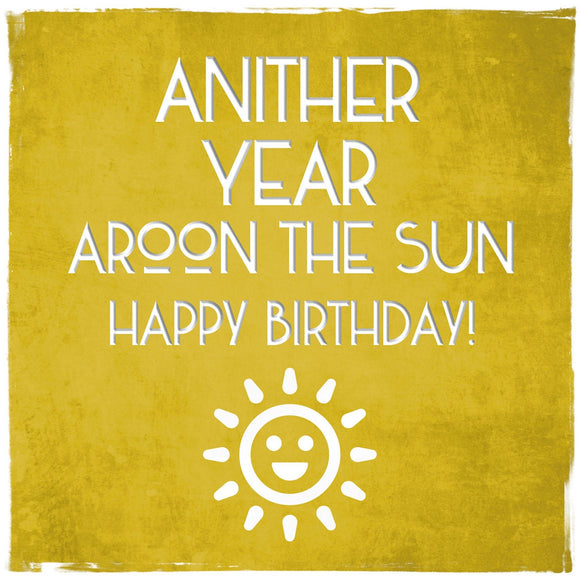 Card: Anither Year Roon the Sun