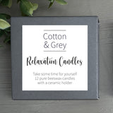 The Gift Of Time, Relaxation Candles