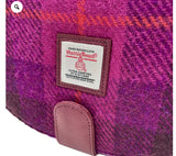 Small Cross Body Bag Purple Check