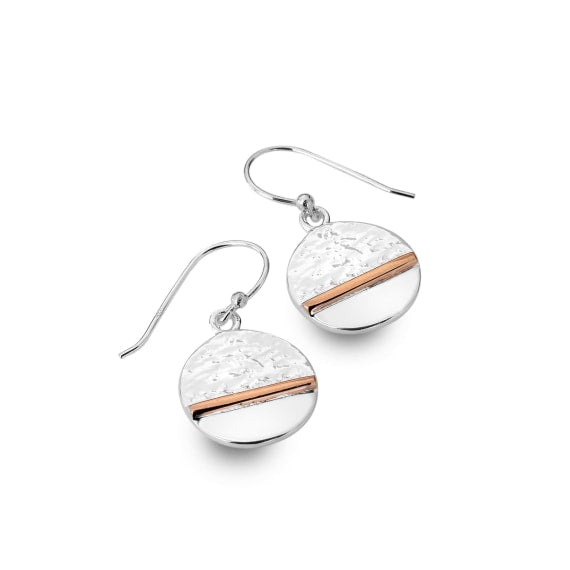 Origins Horizon With Rose Gold Sterling Silver Earrings