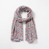 Confetti Print Scarf, White