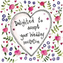 Delighted To Accept You Wedding Invitation