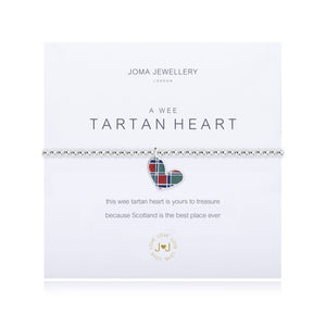 A Wee Tartan Heart Bracelet