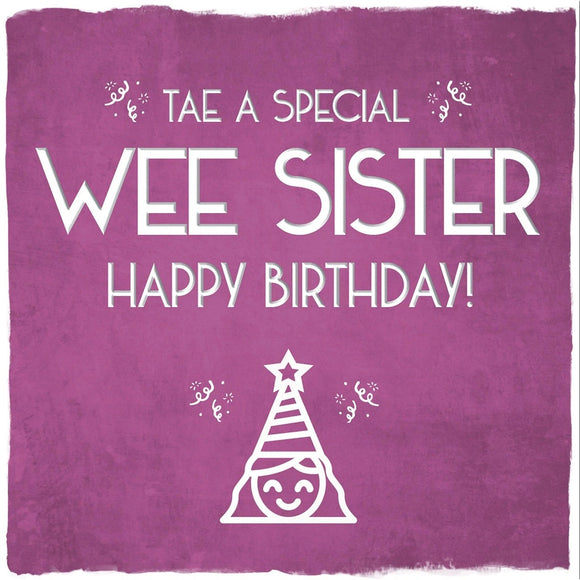 Card: Special Wee Sister