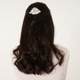 Happy Ever After Hair Accessories, Silver, Pearl And CZ Hair Comb