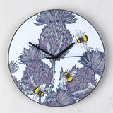 Jaggy Thistles Wall Clock