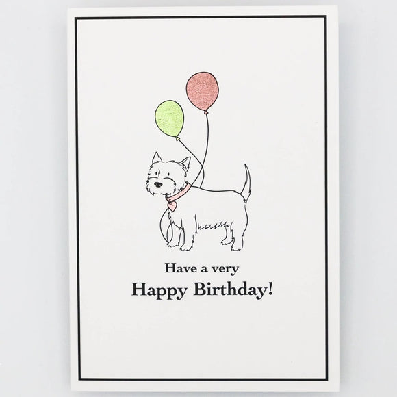 Card: Wee Westies Very Happy Birthday