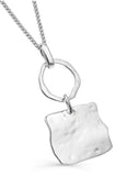 Sterling Silver Pendant, Origins Circle & Square