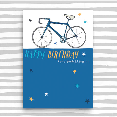 Happy Birthday Cycling Card
