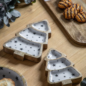 Starry Xmas Tree Nibbles Platter